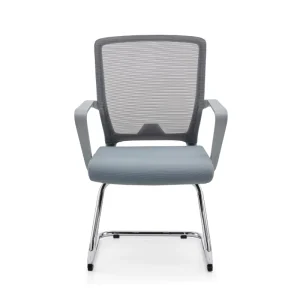 Adjustable Height Ergonomic Mesh Office Chair with Durable 2MM Round Steel Base Ideal for Home or Workplace