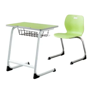 Adjustable Height Lifting Classroom Ergonomic High Wood Metal Frame Cross Back Modern Design Kindergarten Pre School Study Chair