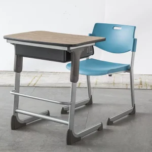 Adjustable Height Wood Lifting Classroom Ergonomic Desk Chair Set for Children Students Kindergarten Preschool Modern Design