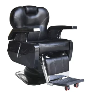 Adjustable High Seat Vintage Heavy Duty Hydraulic Hair Salon Equipment Chair Barber Chairs for Barber