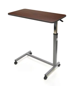 Adjustable Hospital Bed Table Simple and Functional Easy to Transport with Lifting Function