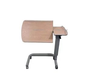 Adjustable Hospital Dining Table Over Bed Table High Quality Medical Movable Hospital Dining Bedside Table