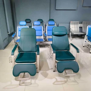 Adjustable Infusion Chair for Clinic Hospital & Home Use with Infusion Rod Can Be Used in Half Lying or Full Lying Position