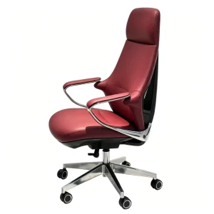 Adjustable Leather Office Chair Modern Luxury for Administrative Office Top Tier Seating