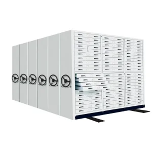 Adjustable Lockable Steel Office Filing Cabinets & High Density Racks Durable Space Saving Modern Commercial Storage Systems