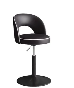 Adjustable Luxury Modern Swivel Bar Chair Metal Steel Frame Home Bar Restaurant Kitchen Gym Hospital Hall Mall