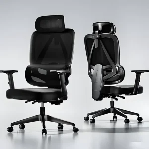 Adjustable Mesh Executive Ergonomic Office Chair with Comfortable High Back Swivel Design
