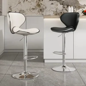 Adjustable Modern Design Bar Chair and High Stool Home Front Desk Bar Table Furniture Panel Wood Style Cashier High Stool