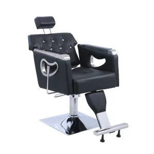 Adjustable Reclining Ergonomic Support Modern Hydraulic Barber Chair for Professional Salons