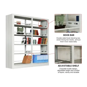 Adjustable Shelf Home Steel Bookcase Modern Simple Study Room Book Shelf