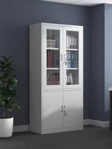 Adjustable Shelf Steel Storage File Cabinet with Modern Design Suitable for Offices Homes and Office Apartments