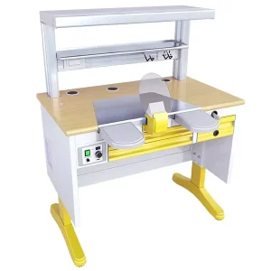 Adjustable Single Dental Table Acid and Alkali Resistant Anti Corrosion Steel Lab Work Top