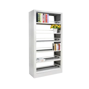 Adjustable Single Side Steel Modern Extendable Space Saving Apartment Library Bookshelf Storage Book Rack