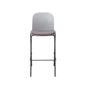 Adjustable Stack High Bar Chair Stool Modern Design Without Seat Cushion High Back Metal Leg Outdoor School Use