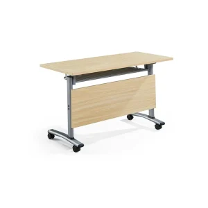 Adjustable Steel Contemporary School Conference Table for Home Office Movable Foldable Nesting Design Wheels Meeting Training