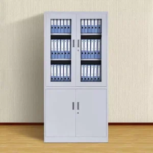 Adjustable Steel Locker Cabinet with Key Lock Durable School and Office Storage