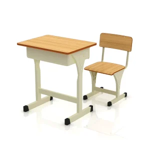 Adjustable Student Bench Rolling Desk and Classroom Furniture Set for School Use