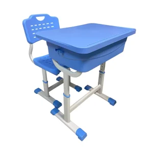 Adjustable Study Table with Storage Kids Desk Chair Set for Primary School Students Height Adjustable Customization Supported