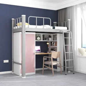 Adult Capsule Bunk Bed for Hostels Steel Metal School Student Dorm Bunk Bed Strong Dormitory Loft Bed Frame