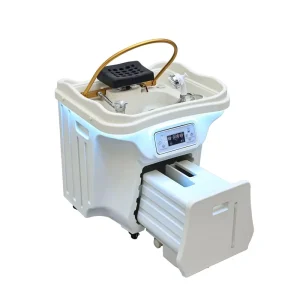 Advanced Portable Spa Therapy Machine Metal Shampoo Sink Bac Modern Japanese Technology LED Light Water Ring for Salon Use