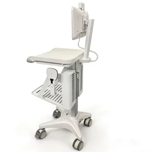 Advanced Telehealth Telemedicine Cart Monitor Mount Battery Compartment CE ISO Certified 5 Year Warranty for Remote Hospitals