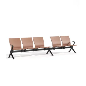 Airport Waiting Chair 3 4 5 Seats Public Seating Bench Metal Waiting Room Chair for Hospital Station Terminal Lobby