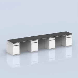 All Steel Contemporary Instrument Bench 900x850mm Laboratory Workbench for Hospital School Use