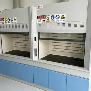 All Steel Laboratory Furniture Smoke Exhaust Hood Acid Alkali Resistant and Corrosion Resistant Fume Hood