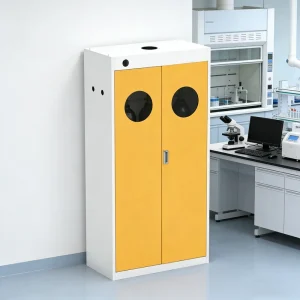 All Steel Modern Gas Cylinder Storage Cabinet for Hospital Workshop School & Warehouse Laboratory Safety