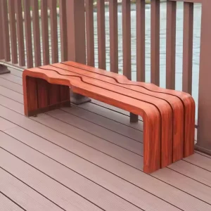 Alloy Galvanized Steel Traditional Design Modern Eco Friendly 2 Seater Outdoor Patio Leisure Garden Waiting Bench