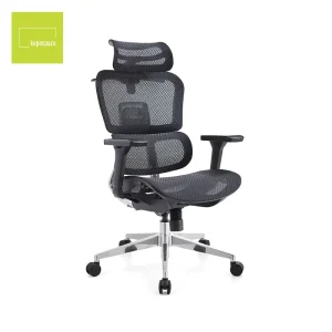 Aluminum Alloy Backrest Ergonomic Office Chair Adjustable Swivel Computer Desk Chair Home Work Comfortable Mesh Chair