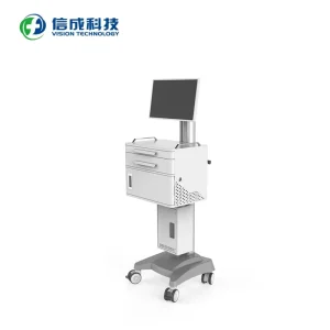 Aluminum Alloy Medical Equipment Trolley with Lockable Drawers and Silent Casters