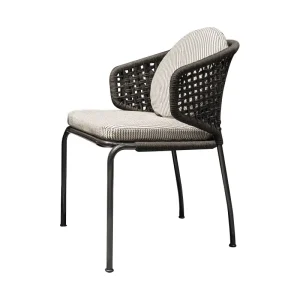 Aluminum Alloy Rattan Outdoor Dining Chair Set for Terrace Restaurant Hotel & Villa Modern Design Waterproof & Lightweight