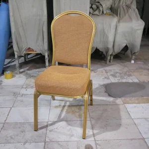 Aluminum Alloy Upholstered Banquet Wedding Conference Restaurant Dining Chairs Hotel Chairs