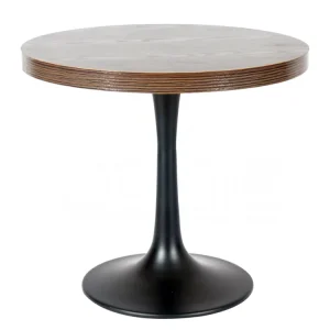 Aluminum Tulip Base Table Black Trumpet Base Table Metal Base Tea Table