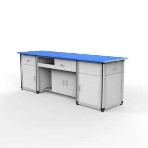 Aluminum Wood Anti Chemicals Epoxy Resin Work Top School Bench Teacher Lab Bench