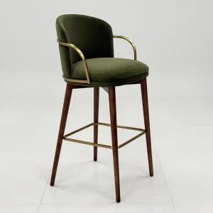 American Industrial Style Commercial High Bar Stool Chair Set Clear Music Dining Bar Table for Home Business