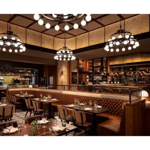 American Retro Industrial Style Restaurant Furniture Sets Can Be Customized in Style and Size