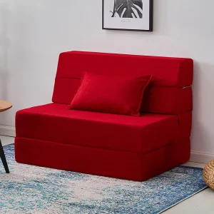 American Style Colorful Soft Folding Mattress Sofa Bed Foam Fold Sofa All Foam Sofa Bedroom Hypo Allergenic Removable
