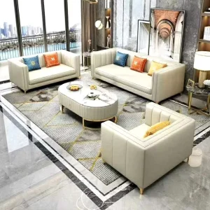 American style luxurious minimalist sofa set suitable for living rooms apartments and hotel furniture OEM