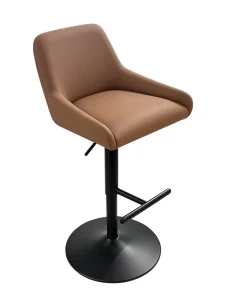 Anji Modern PU Leather Bar Stools Chairs for Commercial Use