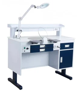 Anti corrosion Heavy Duty Dental Laboratory Furniture Solid Frame Work Bench for Large Dental Production Workshop