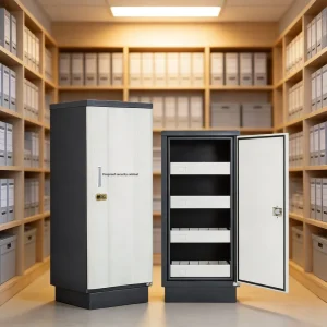 Anti magnetic Metal Filing Cabinet with Lock Drawer Modern Minimalist Design 7000 GS Magnetic Shielding Rating for Office Use