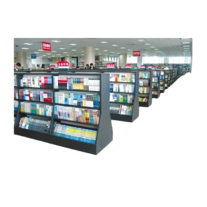 Anti rust Library Furniture School Student Furniture Library Book Rack Bookshelf for Sale