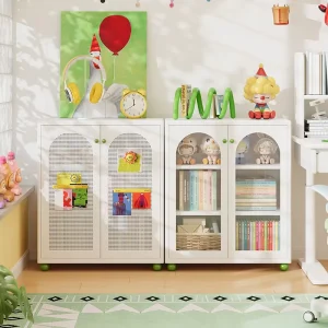 Anti tip Carbon Steel Bookshelf Safe for Children’s Rooms