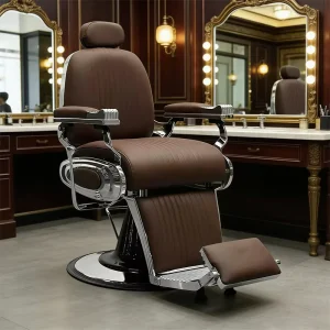 Antique Barber Chairs Hair Salon Heavy Duty Barber Chair Furniture for Beauty Salon Barber Reclining Chair