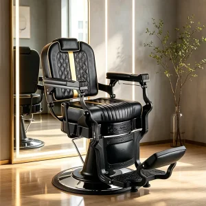 Antique Barber Salon Hairdressing Styling Chair Adjustable Reclining Swivel Barber Chair for Men