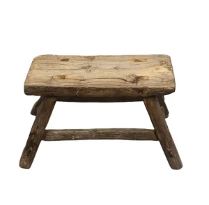 Antique Traditional Vintage Rustic Reclaimed Chinese Home Decorations Wood Baby Stools