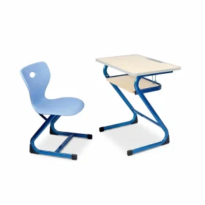 Aoyasi PT 205B Modern Durable Design Classroom Furniture Set Middle School Primary Students Fixed Metal MDF Plastic Chair