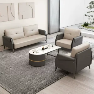 Armchair Sofa Set 1+1+3 Furniture Hotel Apartment Living Room Sofa Home Office Reception Sectional Designer Sofa